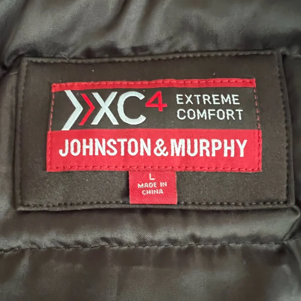 Johnston & Murphy Black XC4 Extreme Comfort Hood Cargo Performance Jacket Large